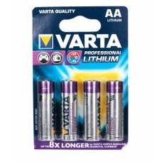 Элемент питания VARTA AA (LR6) Professional Lithium 4BL