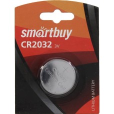 Элемент питания (батарейка/таблетка) Smartbuy CR2032 [литиевая, DL2032, 2032, 3 В]