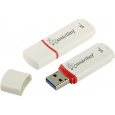 Флеш-накопитель USB 64GB Smartbuy Crown белый (SB64GBCRW-W)