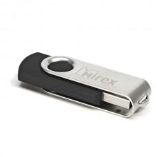 Флеш-накопитель USB 8GB Mirex Swivel черный (13600-FMURUS08)