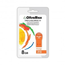 Флеш-накопитель USB 8GB Oltramax 210 Оранжевый (OM-8GB-210-Orange)