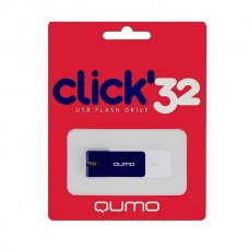 Флеш-накопитель USB 32GB Qumo Click сапфир (QM32GUD-CLK-Sapphire)