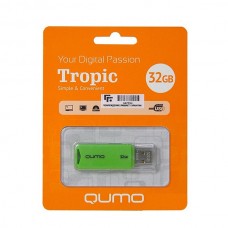 Флеш-накопитель USB 32GB Qumo Tropic зеленый (QM32GUD-TRP-Green)
