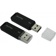 Флеш-накопитель USB 8GB Qumo Tropic черный (QM8GUD-TRP-Black)