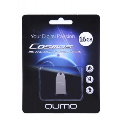 Флеш-накопитель USB 16GB Qumo Cosmos серебро (QM16GUD-Cos)