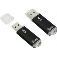 Флеш-накопитель USB 4GB Smartbuy V-cut черный (SB4GBVC-K)