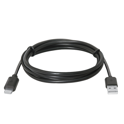 Кабель USB Defender ACH01-03BH черный, USB(AM)-Lightning, 1м