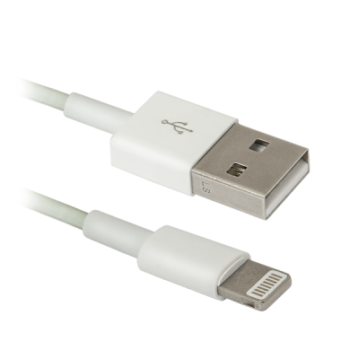 Кабель USB Defender ACH01-03H USB(AM)-Lightning(M), 1м