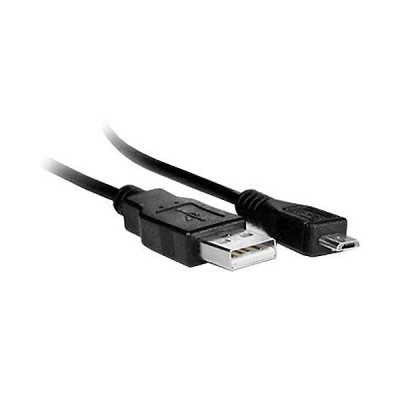 Кабель Mirex USB 2.0 Type A - micro BM, черный 0.2 м