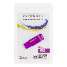 Флеш-накопитель USB 32GB Exployd 560, фиолетовый