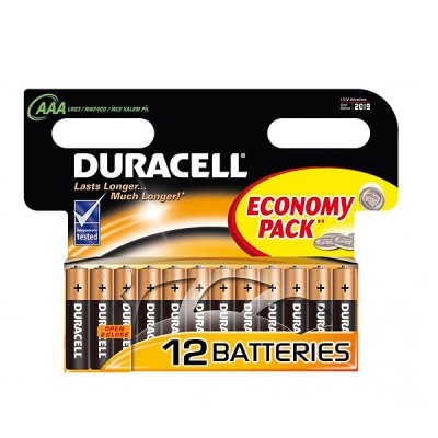 Элемент питания Duracell AAA (LR03) BL12