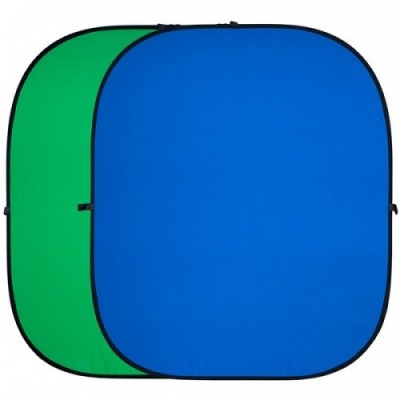 Фон складной FST BP-025 зеленый/синий 100x150 см