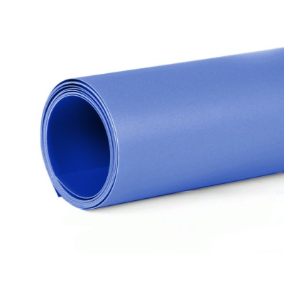 Фон пластиковый FST матовый синий 1x2 м Фотофон