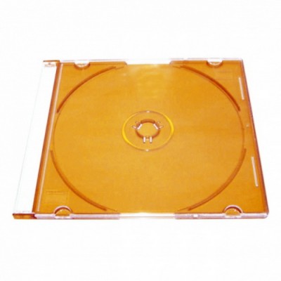 Футляр для 1CD 5 мм Slim (оранжевый) 200 шт