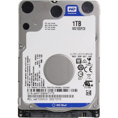 Внутренний жесткий диск 1TB Western Digital Blue (WD10SPZX)