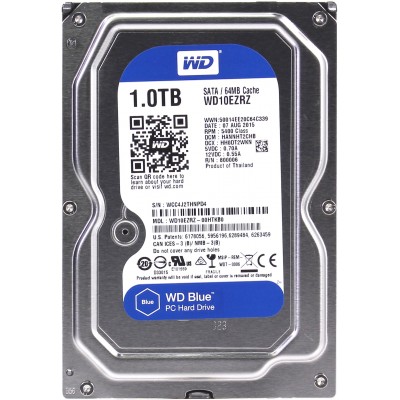 Внутренний жесткий диск 1TB Western Digital Blue (WD10EZRZ)