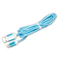 Кабель Ritmix RCC-321 USB 2.0 - USB-Apple 8pin lightning голубой