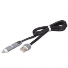 Кабель Ritmix RCC-200 USB 2.0-Apple 8pin lightning черный