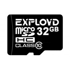 Карта памяти 32GB Exployd MicroSDHC Class 10 (EX0032GCSDHC10-W/A-AD)