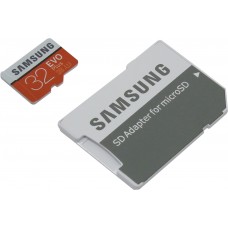 Карта памяти 32GB Samsung Evo Plus MicroSDHC Class 10 UHS-I (MB-MC32GA/RU)