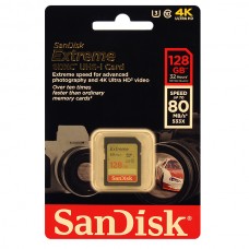 Карта памяти 128GB SanDisk Extreme SDXC Class 10 UHS-I 80Mb/s (SDSDXN-128G-G46)