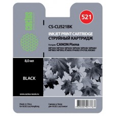 Картридж струйный Cactus CS-CLI521BK  черный
