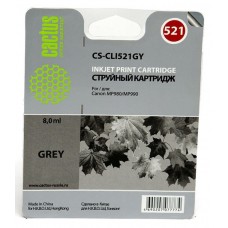 Картридж струйный Cactus CS-CLI521GY серый