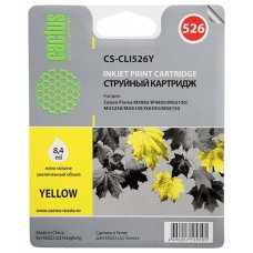 Картридж струйный Cactus CS-CLI526Y желтый