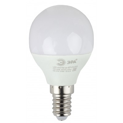 Лампа ЭРА LED smd Р45-6w-840-E14 ECO