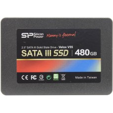 Твердотельный диск 480GB Silicon Power V55, 2.5, SATA III (SP480GBSS3V55S25)