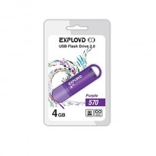 Флеш-накопитель USB 4GB Exployd 570 фиолетовый (EX-4GB-570-Purple)
