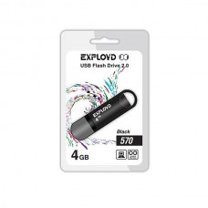 Флеш-накопитель USB 4GB Exployd 570 черный (EX-4GB-570-Black)