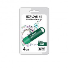 Флеш-накопитель USB 4GB Exployd 570 зеленый (EX-4GB-570-Green)