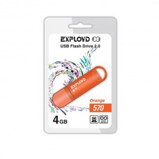 Флеш-накопитель USB 4GB Exployd 570 оранжевый (EX-4GB-570-Orange)