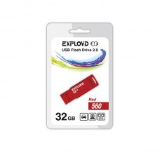 Флеш-накопитель USB 32GB Exployd 560 красный (ex-32gb-560-red)