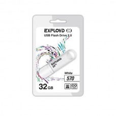 Флеш-накопитель USB 32GB Exployd 570 белый (EX-32GB-570-White)