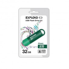Флеш-накопитель USB 32GB Exployd 570 зеленый (EX-32GB-570-Green)