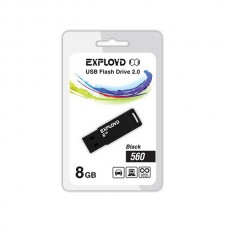 Флеш-накопитель USB 8GB Exployd 560 черный (EX-8GB-560-Black)