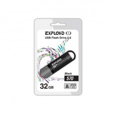 Флеш-накопитель USB 32GB Exployd 570 черный (EX-32GB-570-Black)