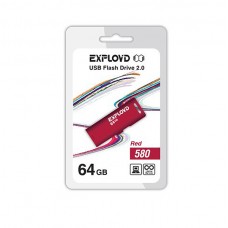 Флеш-накопитель USB 64GB Exployd 580 красный (EX-64GB-580-Red)