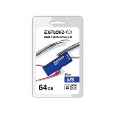 Флеш-накопитель USB 64GB Exployd 580 синий (EX-64GB-580-Blue)