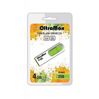 Флеш-накопитель USB 4GB Oltramax 250 зеленый (OM-4GB-250-Green)