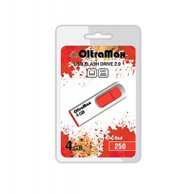 Флеш-накопитель USB 4GB Oltramax 250 красный