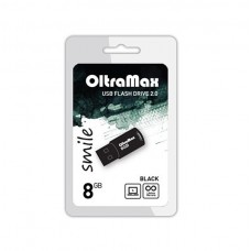 Флеш-накопитель USB 8GB Oltramax Smile черный