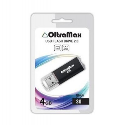 Флеш-накопитель USB 4GB Oltramax 30 черный