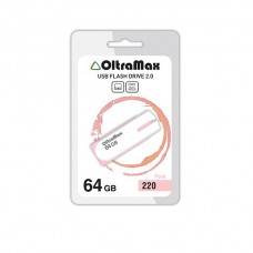 Флеш-накопитель USB 64GB Oltramax 220 розовый