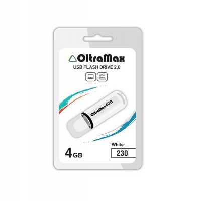 Флеш-накопитель USB 4GB Oltramax 230 белый