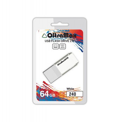 Флеш-накопитель USB 64GB Oltramax 240 белый
