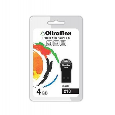Флеш-накопитель USB 4GB Oltramax 210 черный