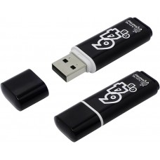 Накопитель USB SmartBuy 64GB Glossy черный (SB64GBGS-K)